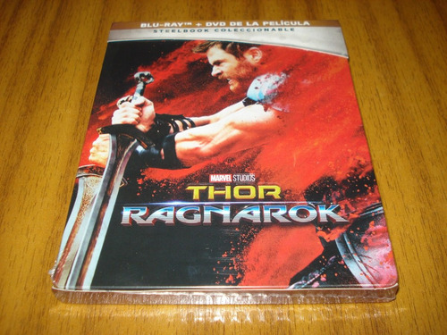 Steelbook Bluray+dvd Thor / Ragnarok (nuevo Y Sellado) 