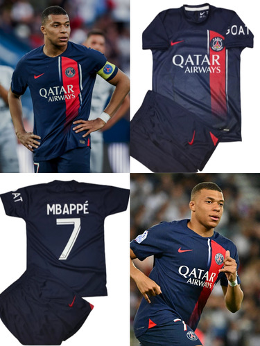 Nuevo Uniforme Del Psg Kylian Mbappé # 7. 