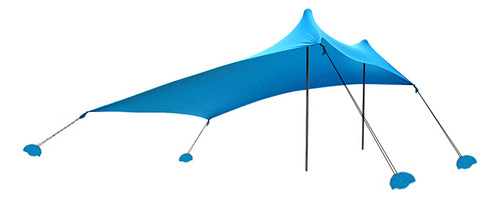 Carpa De Playa, Refugio Solar Con Sacos De Arena Para Activi