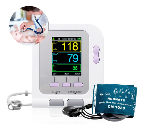 Monitor Signos Vitales Contec Spo2 Brz Neonatal - Topmedic