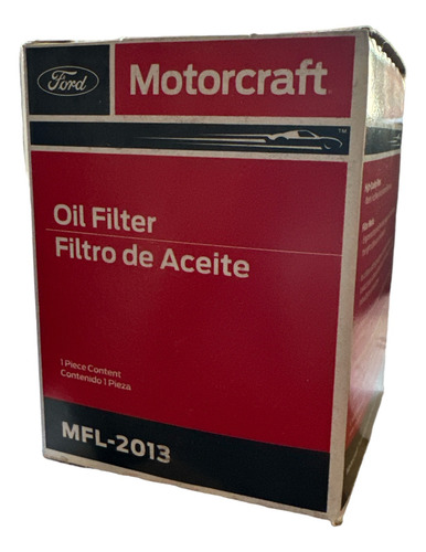 Filtro De Aceite Motorcraft Mfl 2013 (4pz)