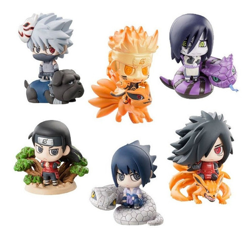 Kit 6 Mini Funko Pop Naruto C Muñecas Muñecas Figura De