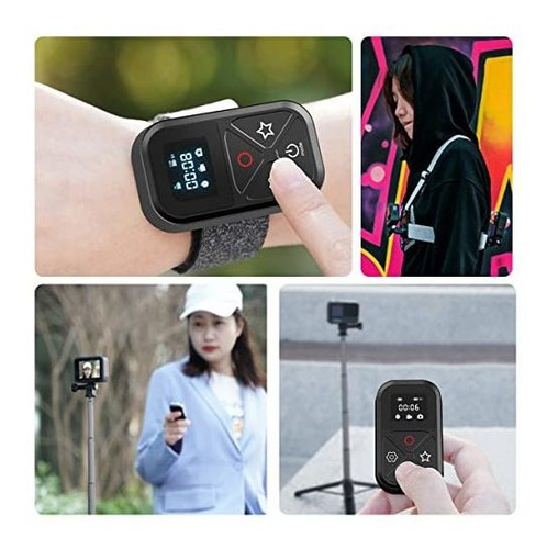 Imagen 5 de 8 de Control Remoto Para Gopro Hero 11/10/9/8/max Black