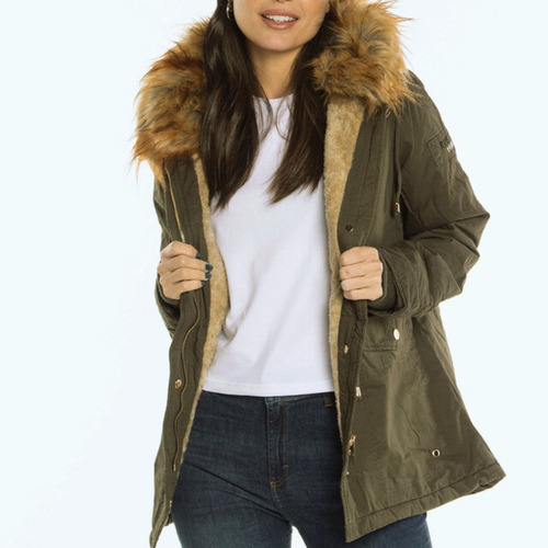 Imagen 2 de 6 de Campera Rusty Bailey Parka Mujer Importada Premium - Potenza