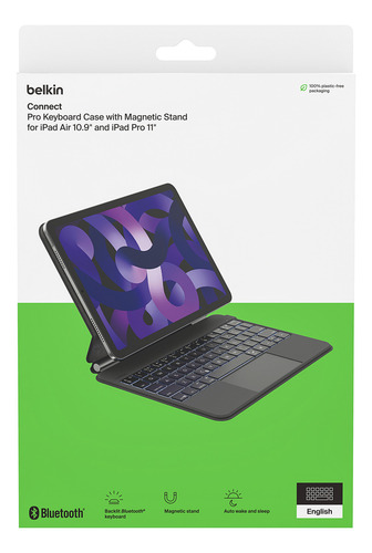 Funda Con Teclado Pro Bluetooth Para iPad Air 10.9 Y iPad P