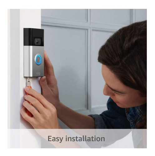 Imagen 2 de 7 de Timbre Ring Video Doorbell Instalación Fácil Batería Wifi