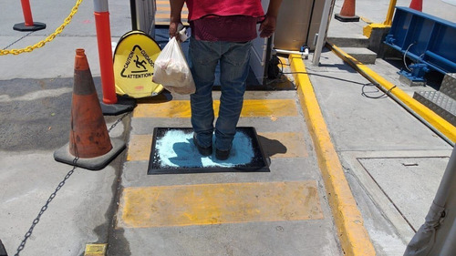 Polvo Sanitizante Para Tapete Cubeta Powder Quat