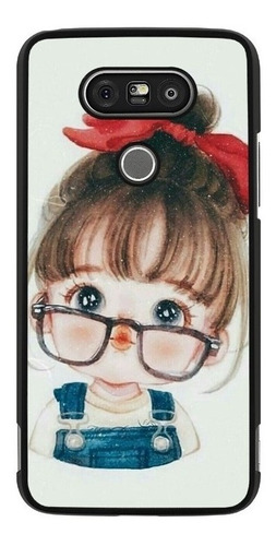 Fundas Protector Uso Rudo Para LG Niña Bebe Lentes Moño