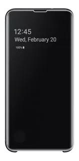 Samsung Case S-view Flip Cover Para Galaxy S10 Plus Negro