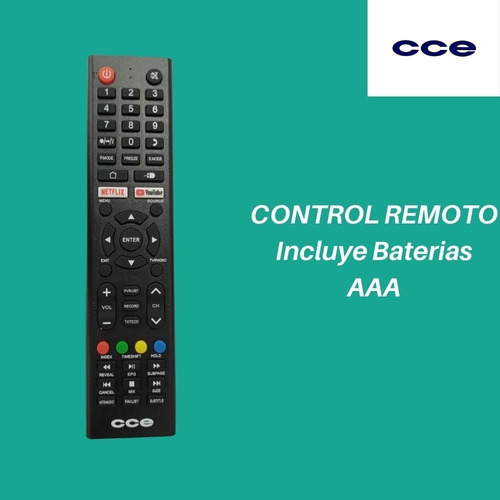 Imagen 2 de 3 de Smart Tv Cce 43 Full Hd Android Tv