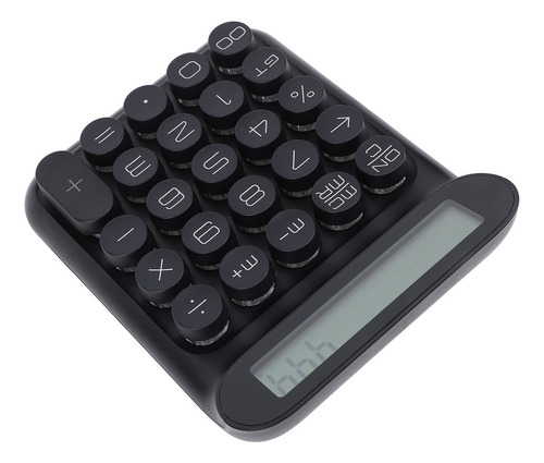 Para Calculadora Mecânica Preta Preta Com Display Lcd De