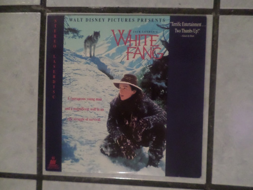 White Fang 1991 Walt Disney Laser Disc , Seminuevo