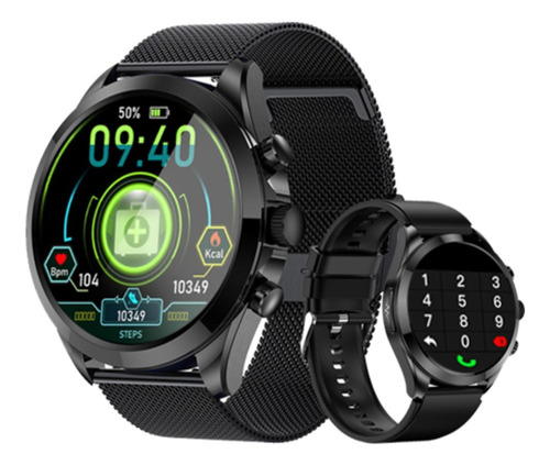 Ecg+ppg Reloj Inteligente Hombre Glucemia Llamada Bluetooth