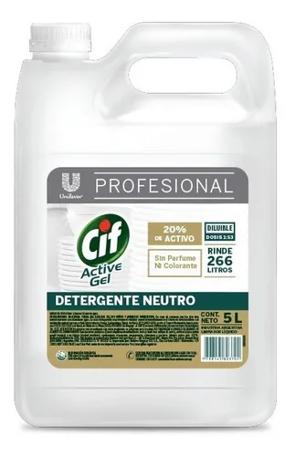 Detergente Active Neutro X 5 Lts Cif (cod. 6463)