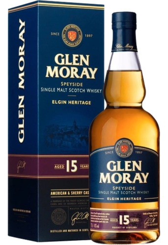 Whisky Escocés Importado Glen Moray 15 Años Envíos