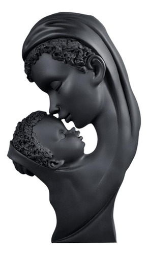 Resina Madre E Hijo Estatua Figurita Oficina Mesa Ornamentos