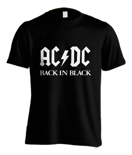 Remera Ac/dc #05 Rock Artesanal Planta Nuclear