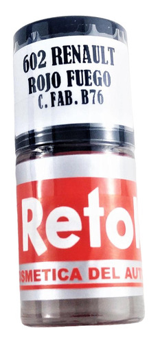 Pintura Retok  Renault Rojo Fuego C. Fabrica B76