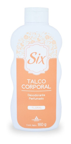 Talco Corporal Six 160 G. Floral