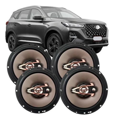 2 Pares Qr6 Hurricane Platino 640w Max Chery Tiggo 7