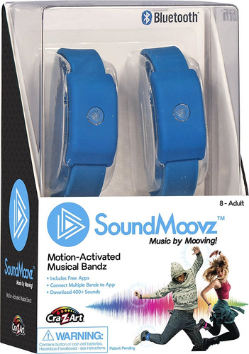 Cra-z-art Soundmoovz Musical Bandz, Activada Por Movimiento,