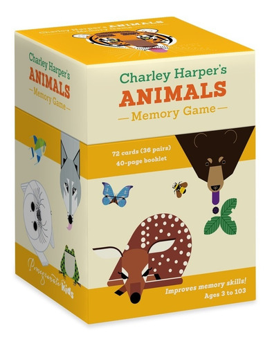 Juego Memoria Animals Charley Harpers Pomegranate Mg014.