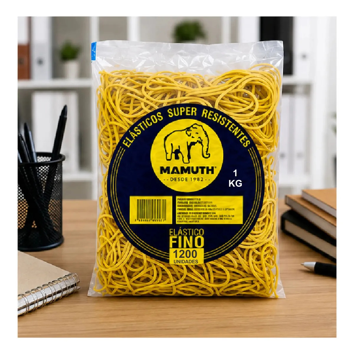 1 Kg Fino Pacote 1200 Uni Elástico Para Amarrar Dinheiro