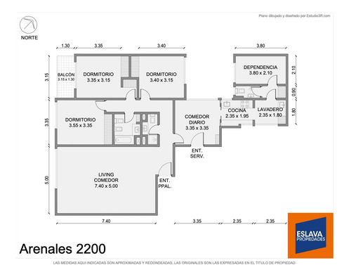 Departamento 4 Ambientes Con Dependencia Al Frente - Recoleta