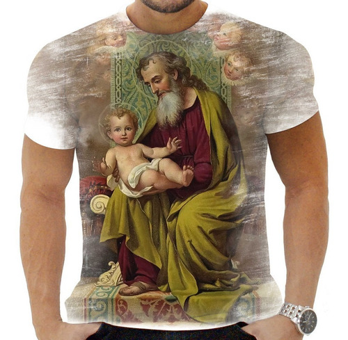 Camisa Camiseta São Jose Religiosa Catolico Jesus R10