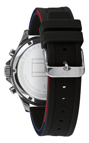 2025 Relógio Tommy Hilfiger Masculino Preto 1791724