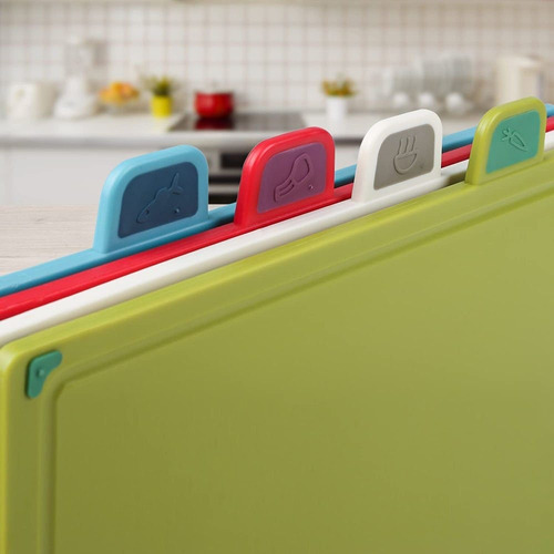 Tabla De Cortar De Cocina Multicolor Antibacteriana