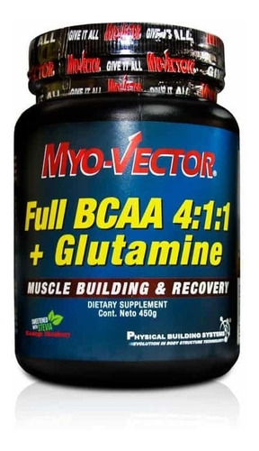 Aminoacidos Bcaa Myo Vector Full (36 Porciones) 