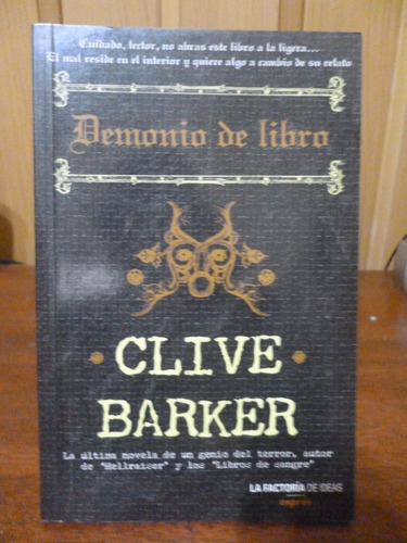 Clive Barker - Demonio De Libro
