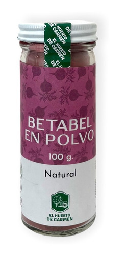 Betabel En Polvo 100g Huerto De Carmen 100% Natural