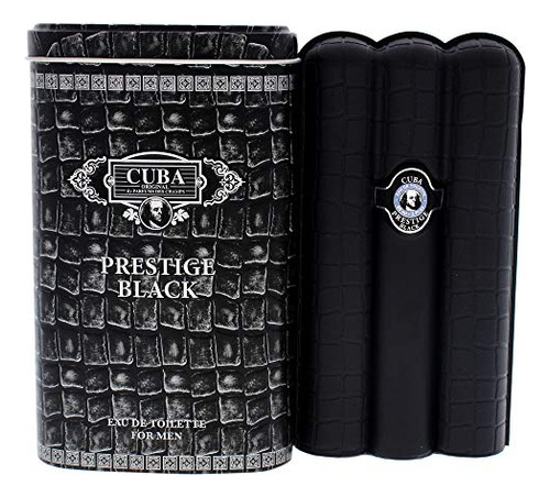 Cuba Prestigio Negro Hombres 3 Oz Edt J61sv