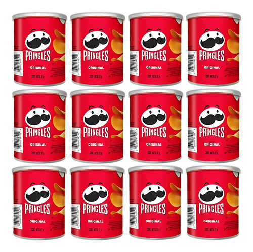 Papas Pringles Original 37g - Pack X 12un