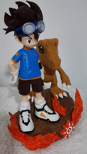 Tai Y Agumon Digimon En 3d