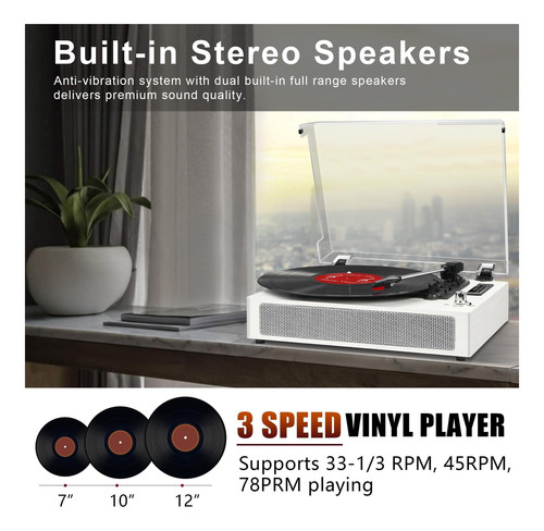 Bluetooth De Vinylslink Bluetooth Con Altavoz Bulit En De El