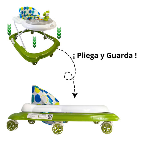Andadera Para Bebé Changuito 4 Alturas Con Luz Y Sonido