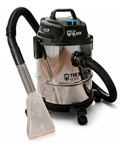 Aspirador Pó Água Inox Turbo 1200w 12 Litros + Bico Extrator Cinza 220v