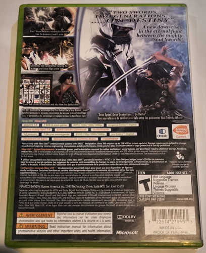 Soul Calibur V Xbox 360 (Usado)