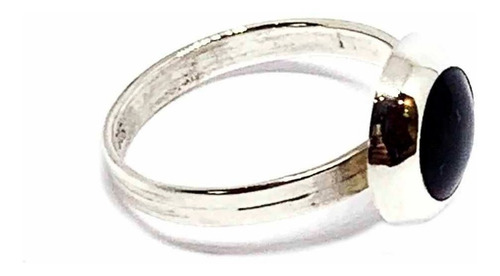 Anillo De Plata Y Onix