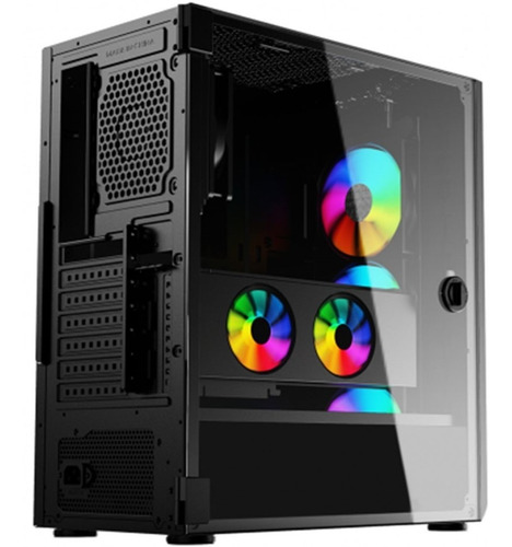Imagen 5 de 6 de Gabinete Pc Gamer Raidmax F05 Argb Cooler 12mm Led Gaming