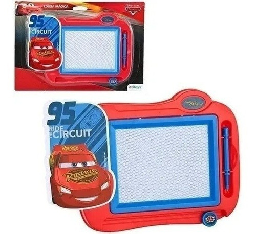 Lousa Mágica Quadro Infantil Carros Disney Pixar C/ Caneta