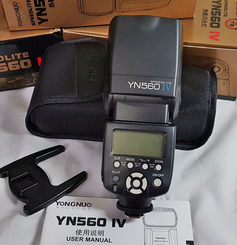 Flash Yongnuo 560 Iv Speedlite Canon Nikon Sony Profissional