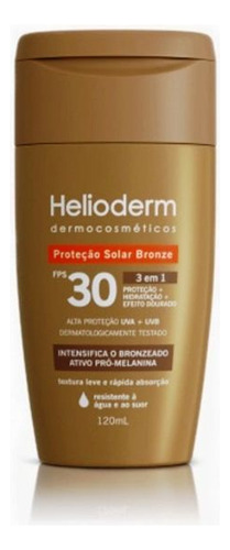 Kit 2x Prot. Efeito Dourado Fps30 120ml - Helioderm