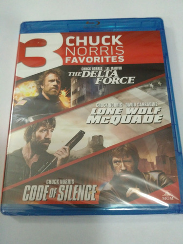 Chuck Norris Favoritas 3 Blu-ray Nuevo Sellado