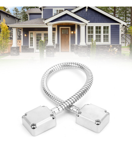 Protector De Cable De Acero Inoxidable 401 Para Puerta