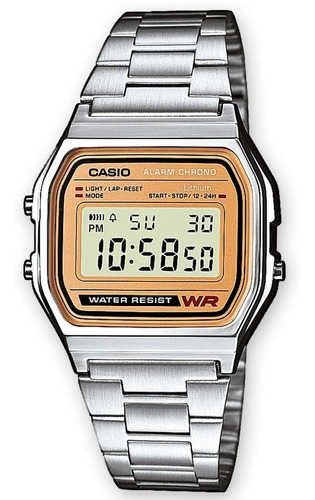 Reloj Casio Vintage A158wea-9cf Unisex Retro Acero