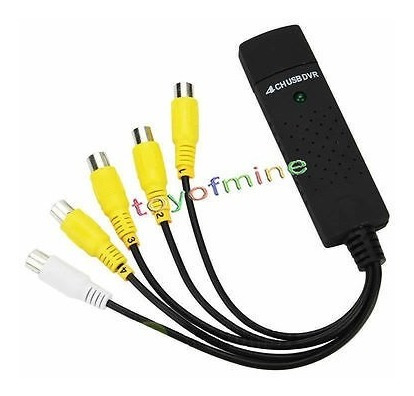 Imagen 3 de 4 de Nuevo Usb 2.0 Video Tv Dvd Vhs Captura Audio Tarjeta Adaptad